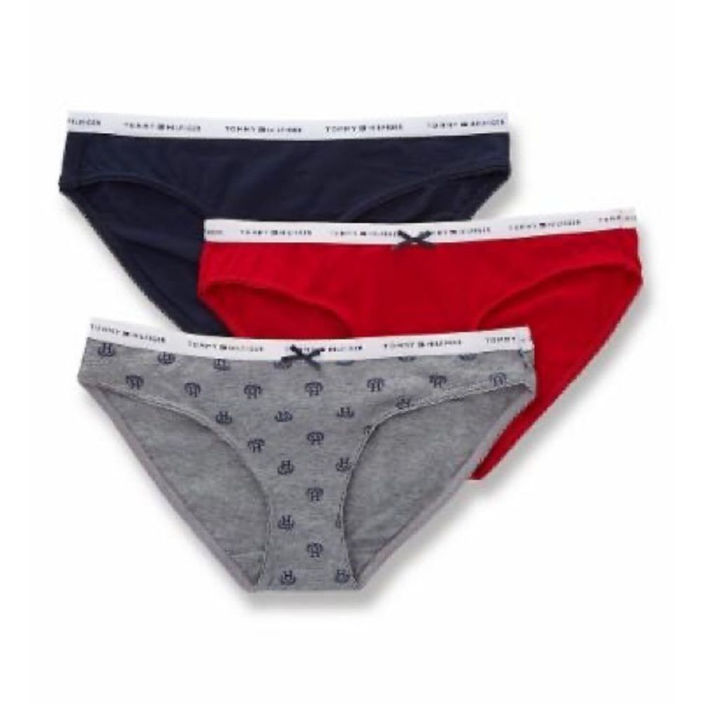 Tommy Hilfiger Classic Cotton Logo Bikini Panty - 3 Pack